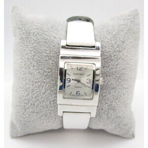 Women Ellen Tracy Quartz WR Analog 22mm Dial Causal Round Watch (G219)
